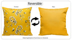 OLIVIA ROCCO Jardin Ochre Waterproof Outdoor Cushion Covers 43 x 43 cm Garden Patio