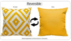 OLIVIA ROCCO Nairobi Ochre Waterproof Outdoor Cushion Covers 43 X 43 cm Weather Resistant