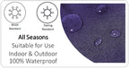 OLIVIA ROCCO Outdoor Scatter Cushion Covers Nairobi Purple 43 X 43 cm Waterproof Weather