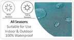 OLIVIA ROCCO Water Resistant 17 X 17 Inches Patio Garden Cushion Covers Seaside Coastal
