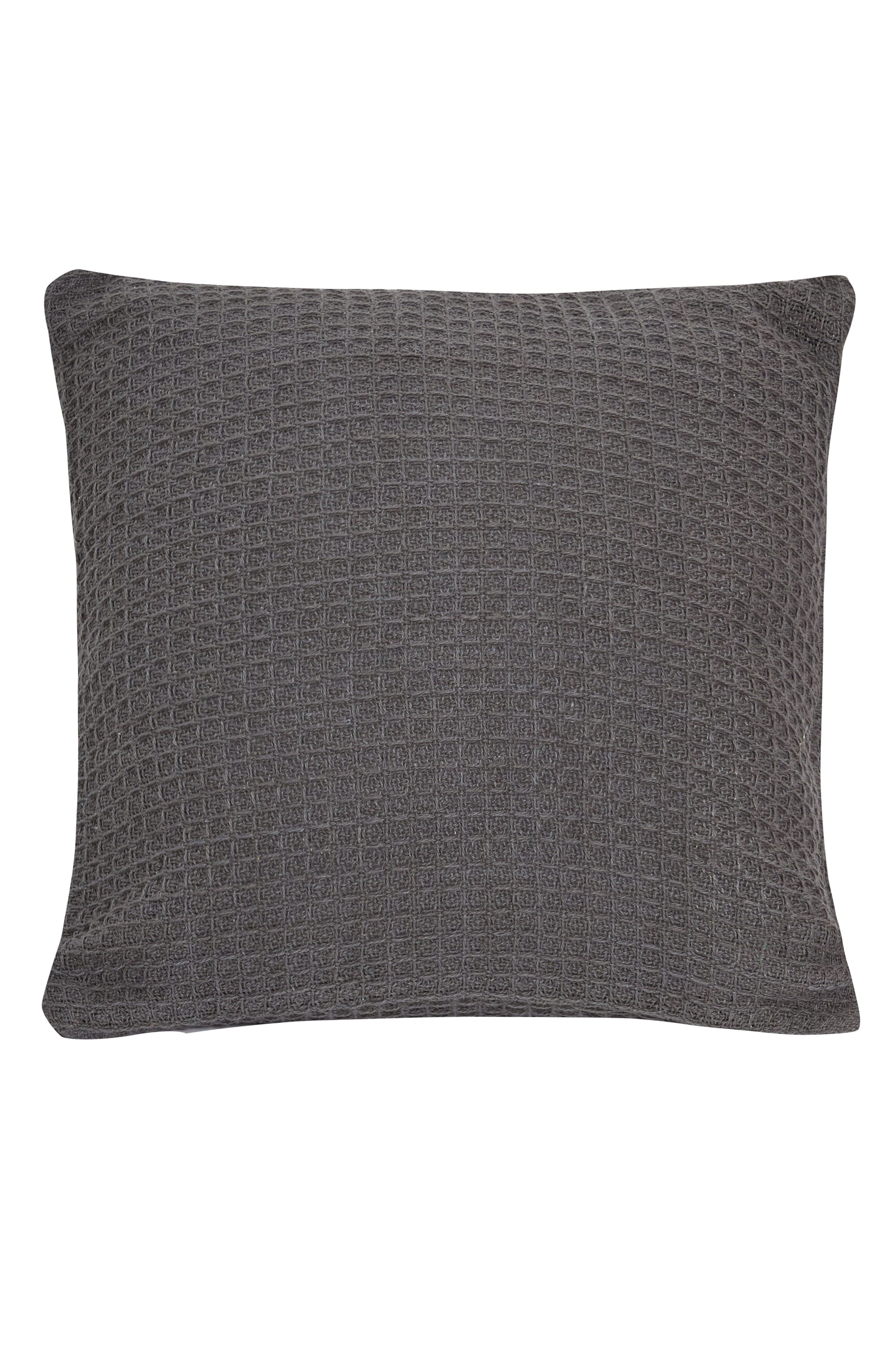 OLIVIA ROCCO Lisbon Pure Indian Cotton Handwoven Honeycomb Cushion Covers 17x17 and 24x24