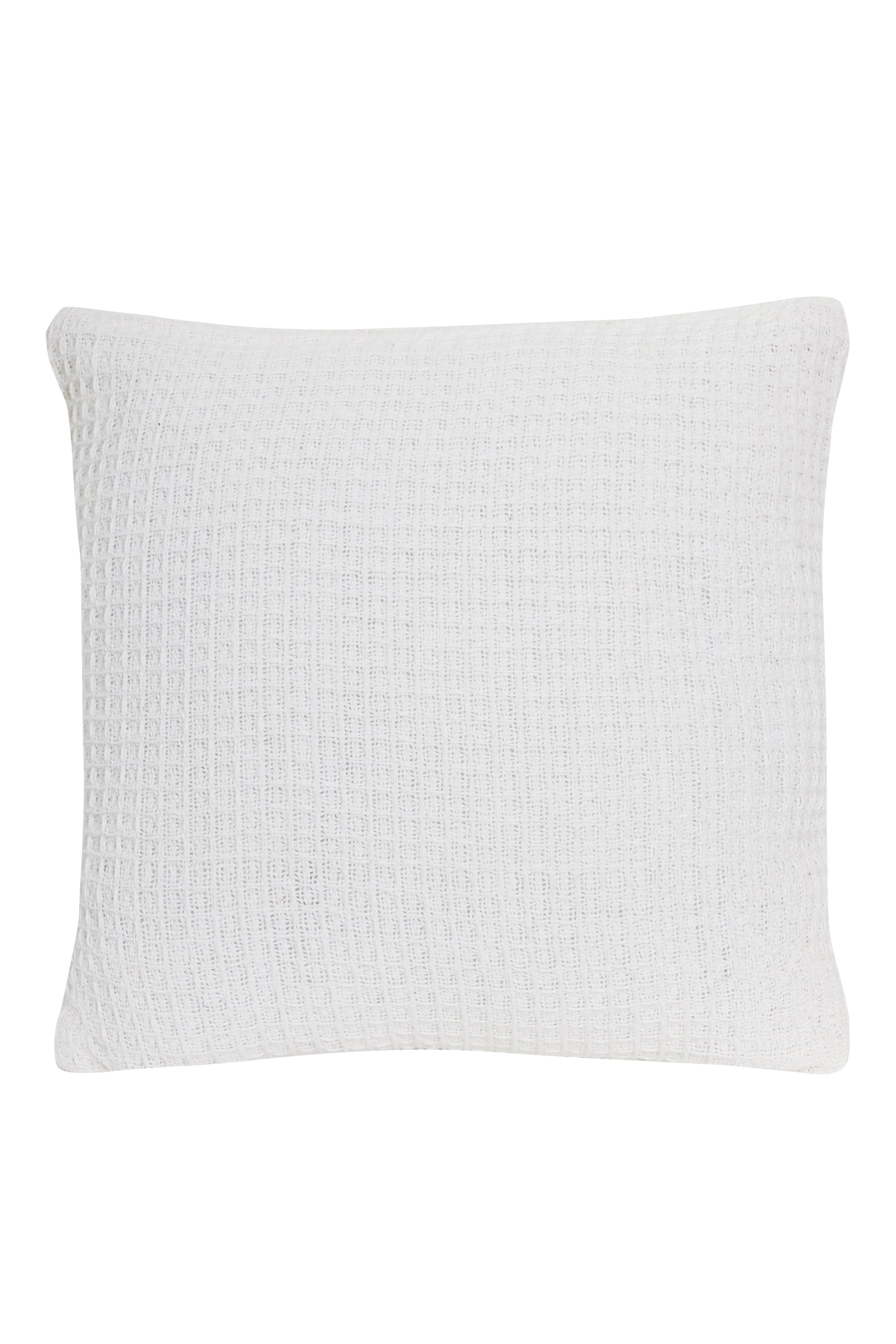 OLIVIA ROCCO Lisbon Pure Indian Cotton Handwoven Honeycomb Cushion Covers 17x17 and 24x24