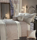 OLIVIA ROCCO Zenia Duvet Cover Set With Quilted Trim And Diamante Detailing For Luxurious