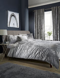 OLIVIA ROCCO Crushed Velvet Duvet Cover Set With Pillowcases Double King Super King