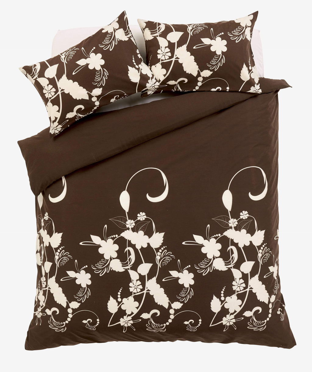 OLIVIA ROCCO Floral Trail Duvet Set Cotton Rich Bedding With Botanical Design Single