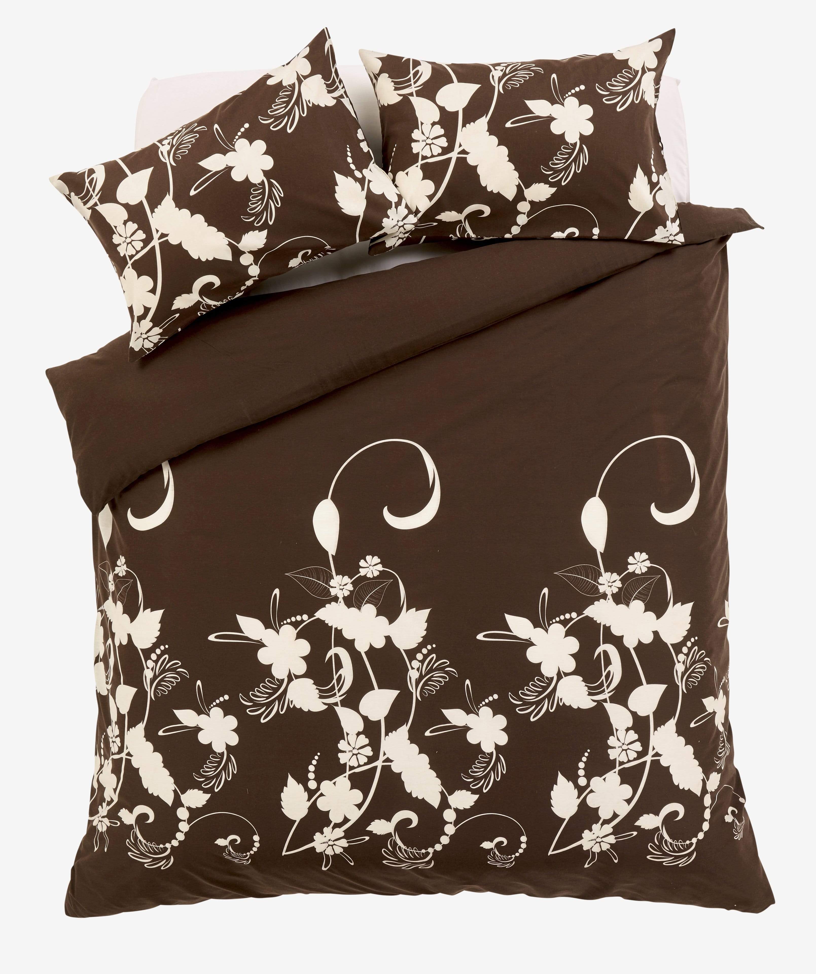 OLIVIA ROCCO Floral Trail Duvet Set Cotton Rich Bedding With Botanical Design Single
