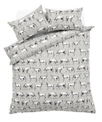 OLIVIA ROCCO Horses Design Cotton Rich Duvet Set Single and Double Sizes Bold Colours