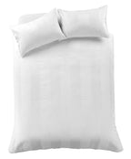 OLIVIA ROCCO Waffle Stripe Handwoven Jacquard Cotton Rich Duvet Cover Set Multiple Sizes