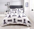 OLIVIA ROCCO Pugs Duvet Cover Set Cotton Rich Bedding With Bold Vibrant Colours Available