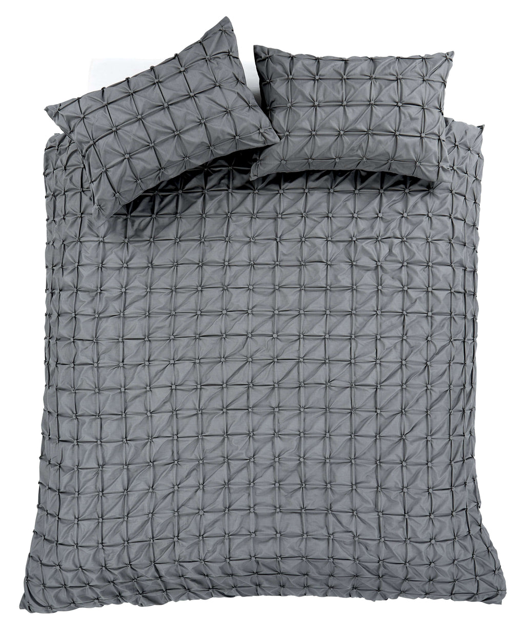 OLIVIA ROCCO Seville Duvet Set Cotton-Rich Luxury With Handmade Pintuck Detailing