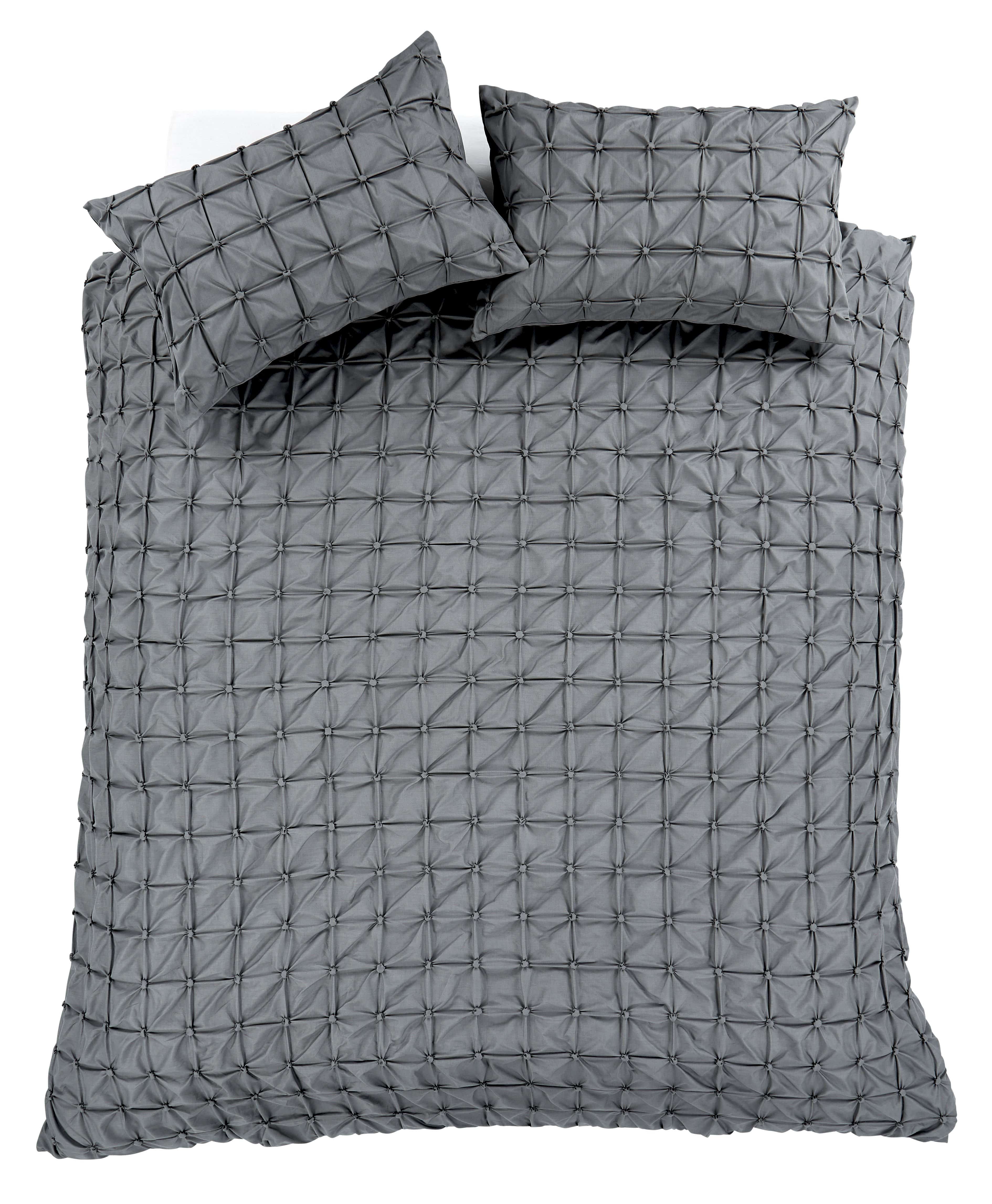 OLIVIA ROCCO Seville Duvet Set Cotton-Rich Luxury With Handmade Pintuck Detailing