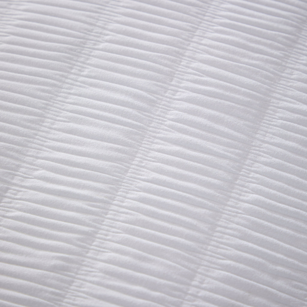 OLIVIA ROCCO Belgravia White Microfibre Duvet Cover Set With Pillowcases Soft Easy Care