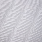 OLIVIA ROCCO Belgravia White Microfibre Duvet Cover Set With Pillowcases Soft Easy Care