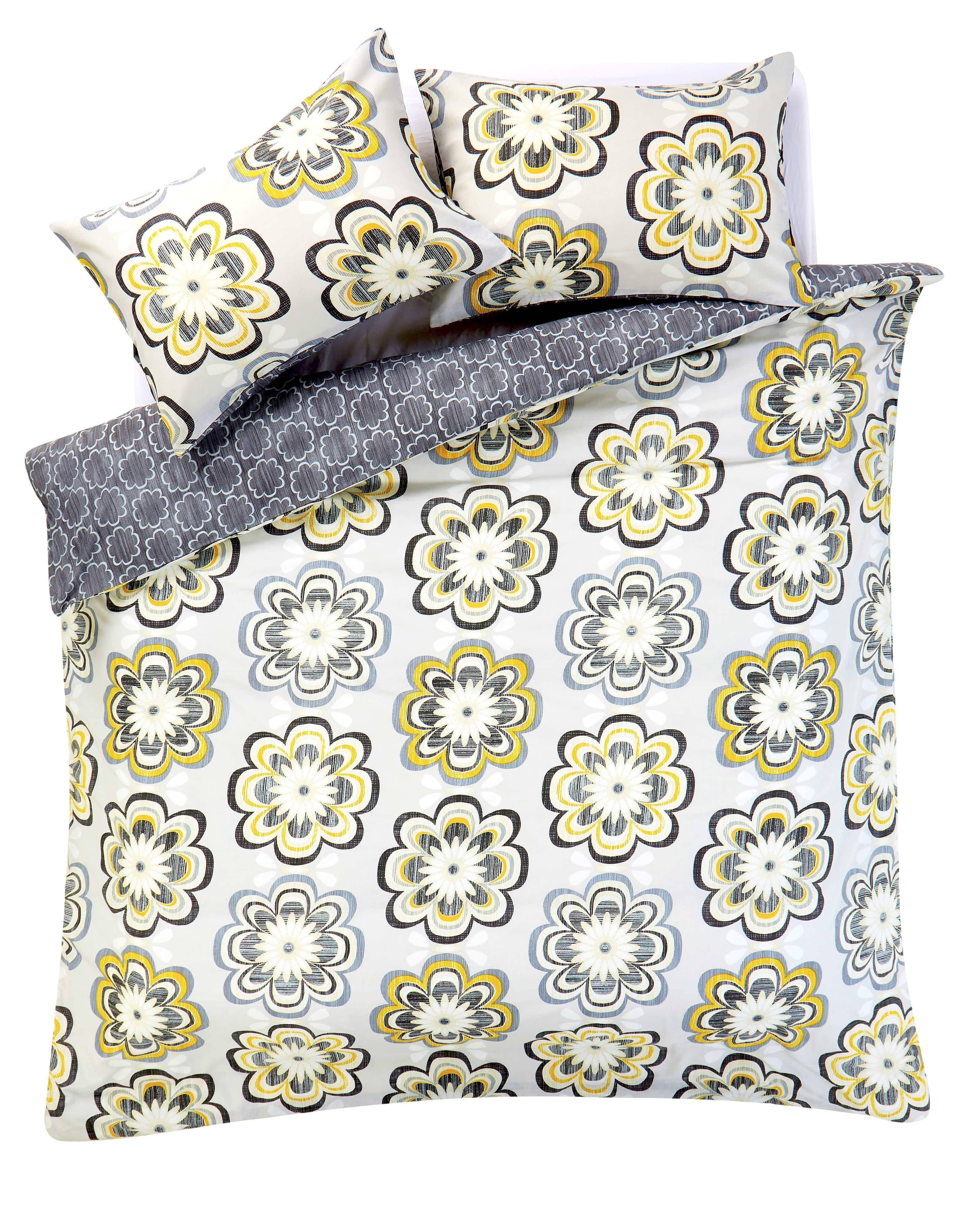 OLIVIA ROCCO Peony Floral Cotton Rich Duvet Cover Set With Pillowcases Easy Care