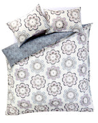 OLIVIA ROCCO Peony Floral Cotton Rich Duvet Cover Set With Pillowcases Easy Care
