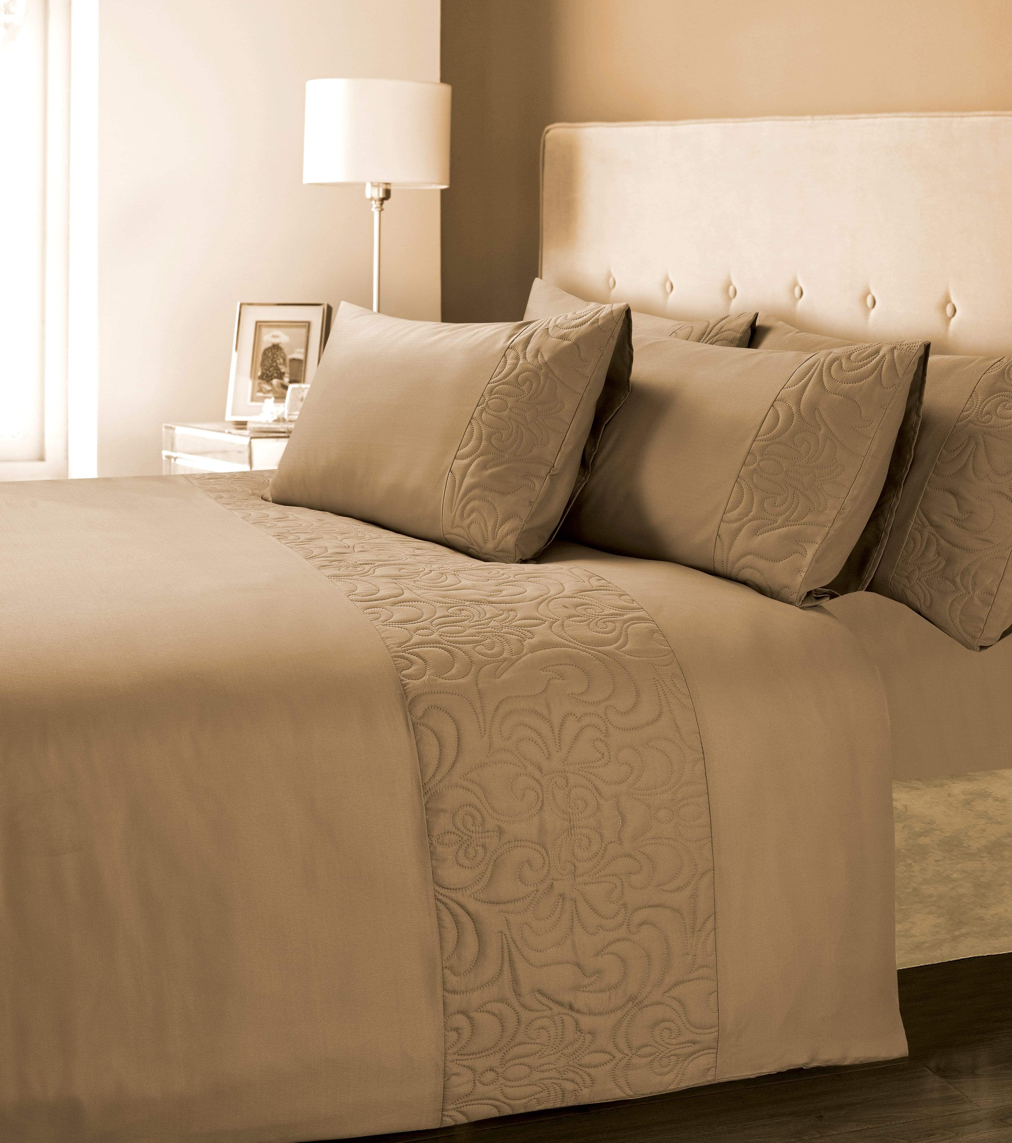 OLIVIA ROCCO Venezia Embellished Duvet Set Easy Care Quilt Cover In Various Colours