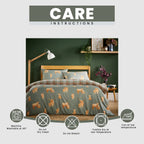 OLIVIA ROCCO Highland Cow Super Soft Flannel Duvet Cover Set With Pillowcases Warm Cosy Bedding Multiple Sizes Available