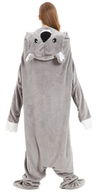 OLIVIA ROCCO Oversized Koala Wearable Blanket Hoodie In Soft Fleece With Sleeves Hooded