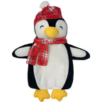 OLIVIA ROCCO Festive Penguin Christmas Hot Water Bottle 1L Natural Rubber With Cover UK