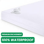 OLIVIA ROCCO Waterproof Anti Bed Bug Mattress Encaser Extra Deep Easy-Care Hotel-Quality Textile