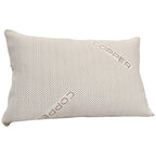 OLIVIA ROCCO Copper Infused Memory Foam Pillow For Skin Health Hypoallergenic Super Soft Hotel-Style Comfort
