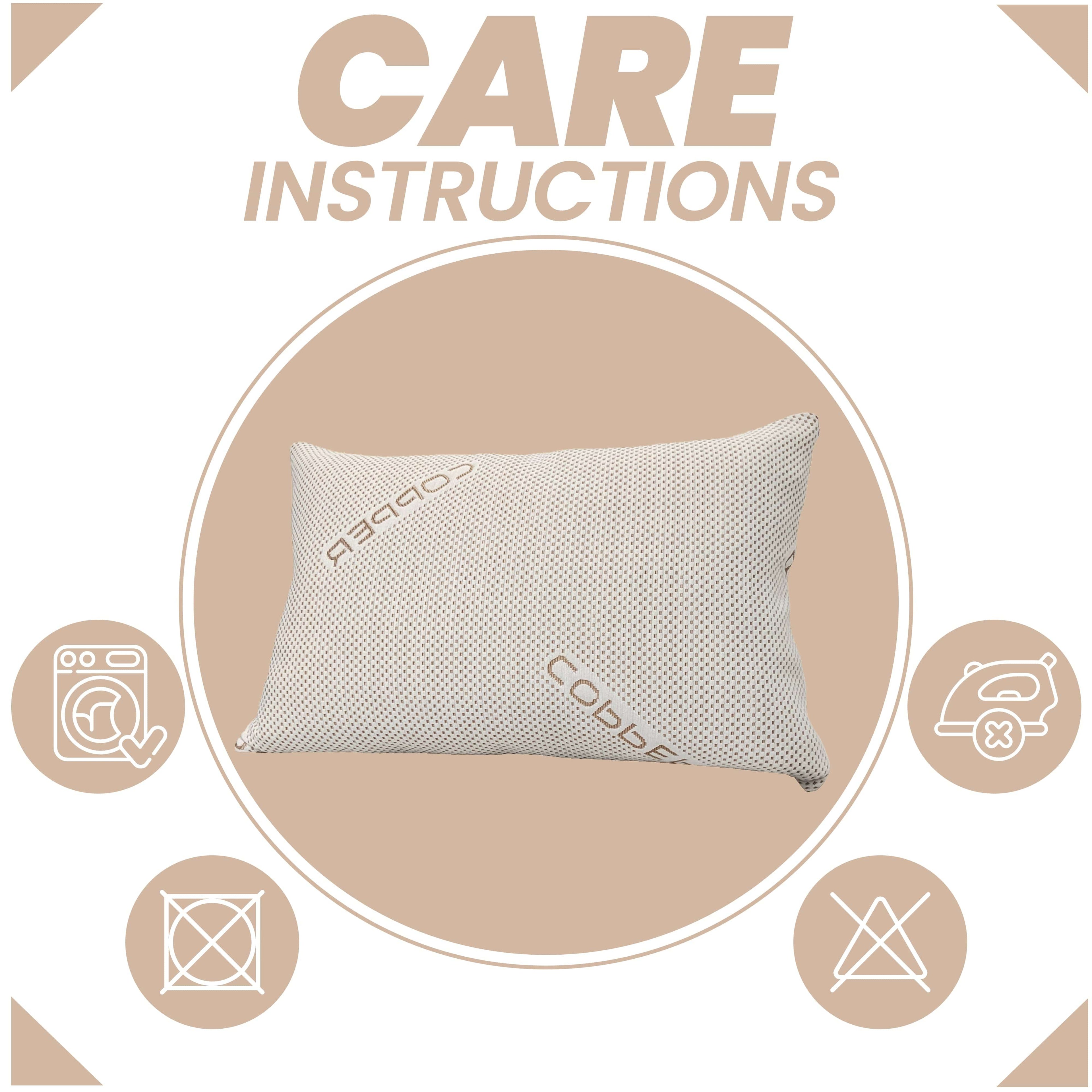 OLIVIA ROCCO Copper Infused Memory Foam Pillow For Skin Health Hypoallergenic Super Soft Hotel-Style Comfort