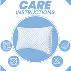OLIVIA ROCCO Ice Cool Hypoallergenic Cooling Memory Foam Pillow for Cold Night Comfort
