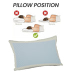 OLIVIA ROCCO Cooling Gel Memory Foam Pillow With Breathable Cover Orthopaedic Support