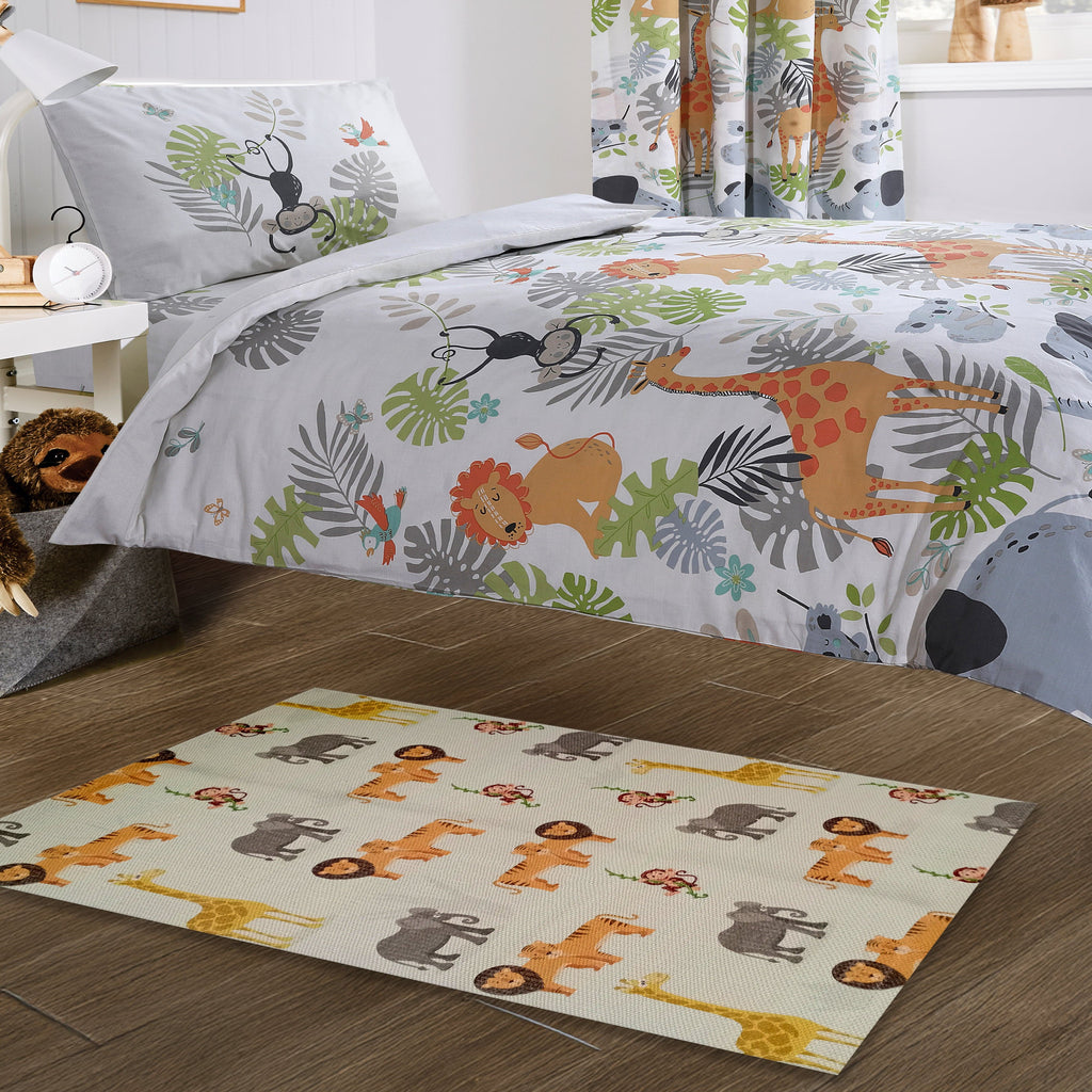OLIVIA ROCCO Animal Print Rug Safari Non Slip Soft Durable Floor Rug for Living Room