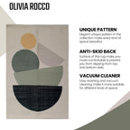 OLIVIA ROCCO Printed Rug Tokyo Design Modern Non-Slip Soft Durable Floor Rug For Living