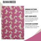 OLIVIA ROCCO Animal Print Unicorn Rug Non Slip Soft Durable Eco Friendly Floor Rug