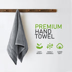 OLIVIA ROCCO Belmont Viscose Stripe Silver Towels 100% Cotton Quality Super Absorbent