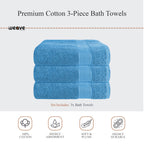 OLIVIA ROCCO Rhodes Towel Aqua 100% Cotton Hotel Quality Soft Super Absorbent Hand Towels