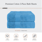 OLIVIA ROCCO Rhodes Towel Aqua 100% Cotton Hotel Quality Soft Super Absorbent Hand Towels
