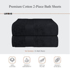 OLIVIA ROCCO Rhodes Towel Black 100% Cotton Hotel Quality Super Absorbent Hand Towels
