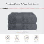OLIVIA ROCCO Rhodes Towel Grey 100% Cotton Hotel Quality Soft Super Absorbent Hand Bath