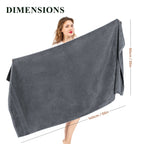 OLIVIA ROCCO Rhodes Towel Grey 100% Cotton Hotel Quality Soft Super Absorbent Hand Bath