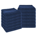 OLIVIA ROCCO Rhodes Towel Royal Blue 100% Cotton Hotel Quality Soft Super Absorbent Hand