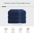 OLIVIA ROCCO Rhodes Towel Royal Blue 100% Cotton Hotel Quality Soft Super Absorbent Hand