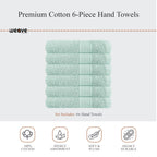 OLIVIA ROCCO Rhodes Towel Seafoam 100% Cotton Hotel Quality Soft Super Absorbent Hand