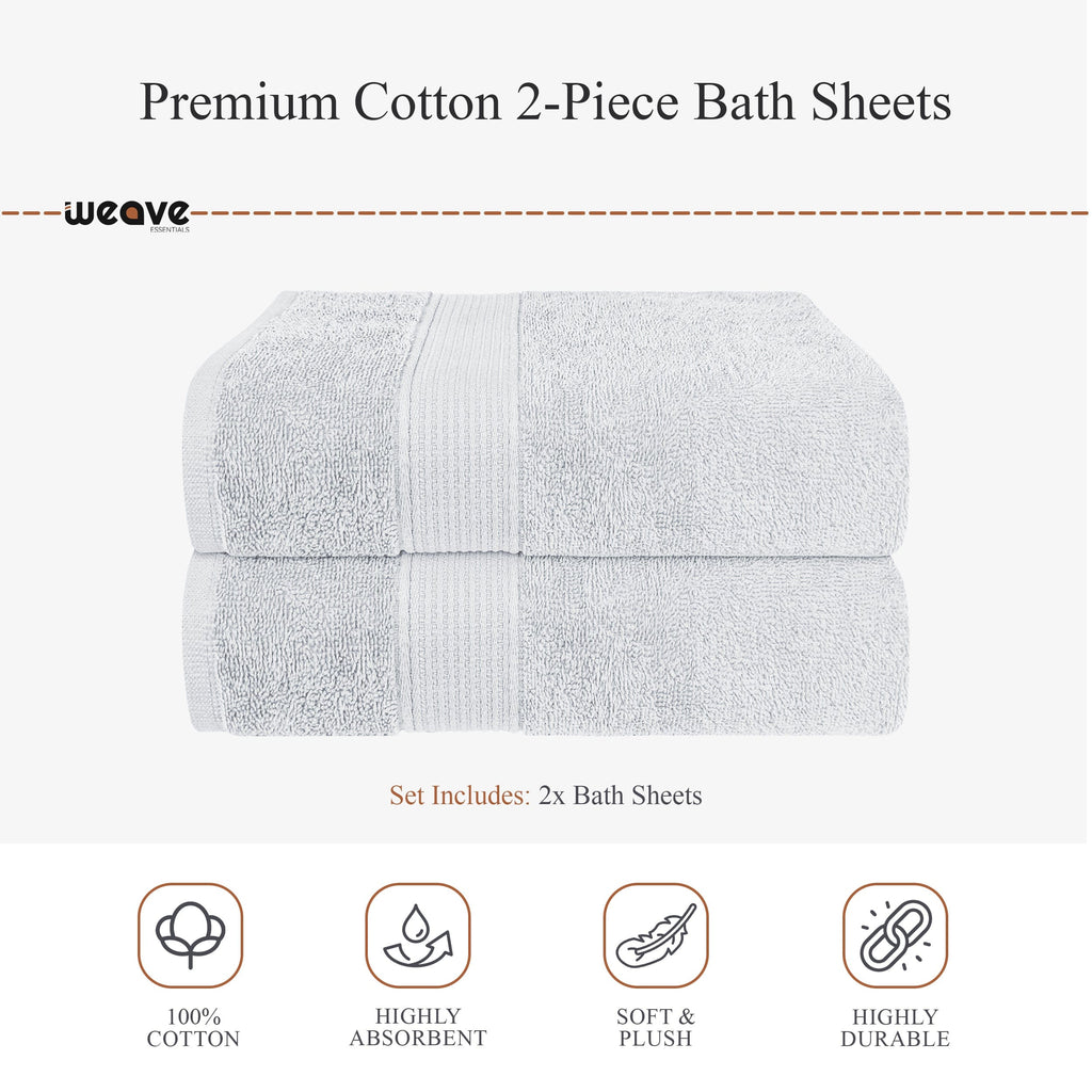 OLIVIA ROCCO Rhodes Towel White 100% Cotton Hotel Quality Soft Super Absorbent Hand Bath