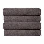 OLIVIA ROCCO Pack Of 4 Large Quick-Drying Indus Valley Cotton Bath Sheets 80x140cm