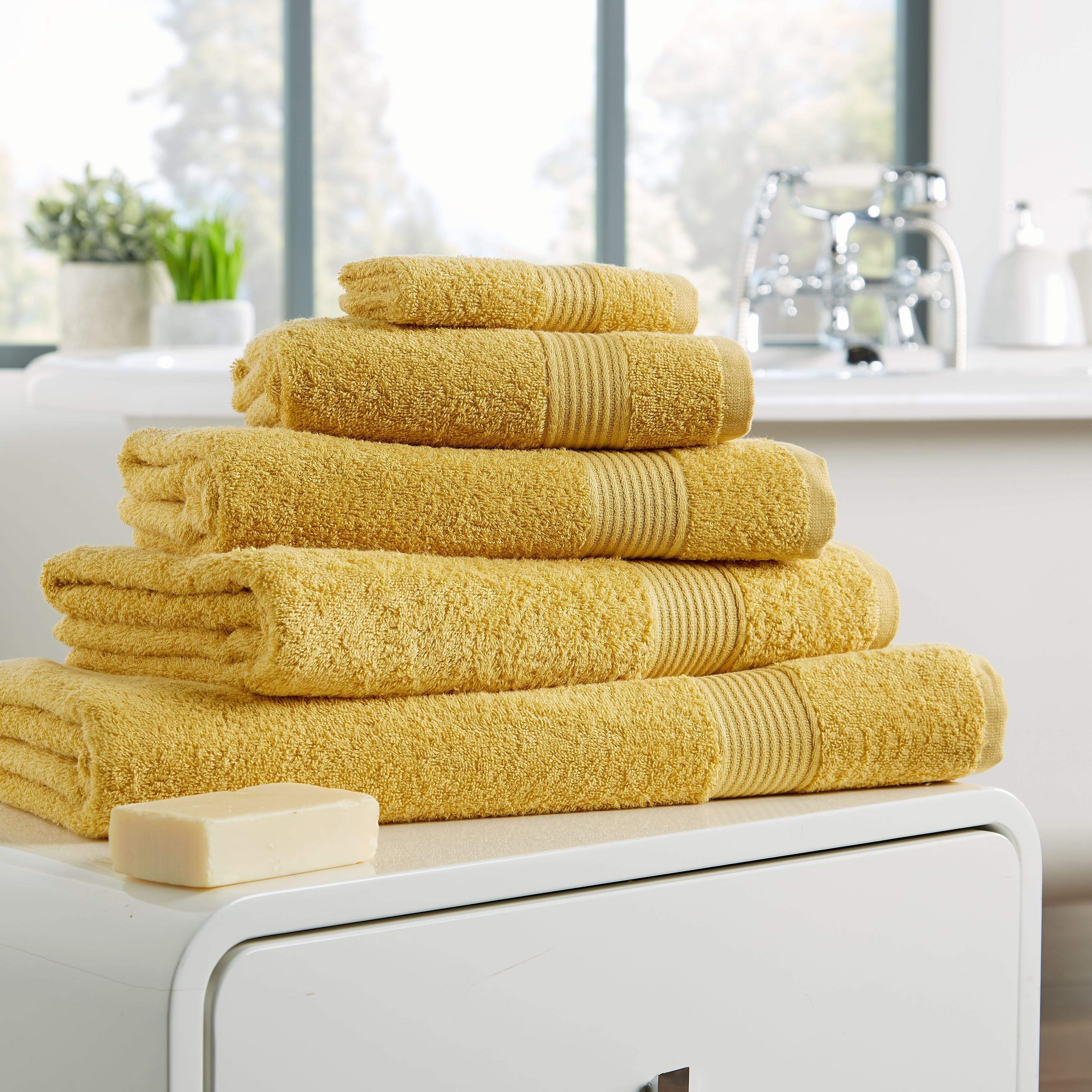 OLIVIA ROCCO Egyptian Cotton Towels 500GSM High Absorbency Soft Durable OEKO TEX