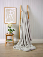 OLIVIA ROCCO Oversized Teddy Throw Blanket Super Soft Faux Fur Fleece For Sofa Or Bed Cozy Plush For Living Room Decor In Stylish Colors - Nest UK