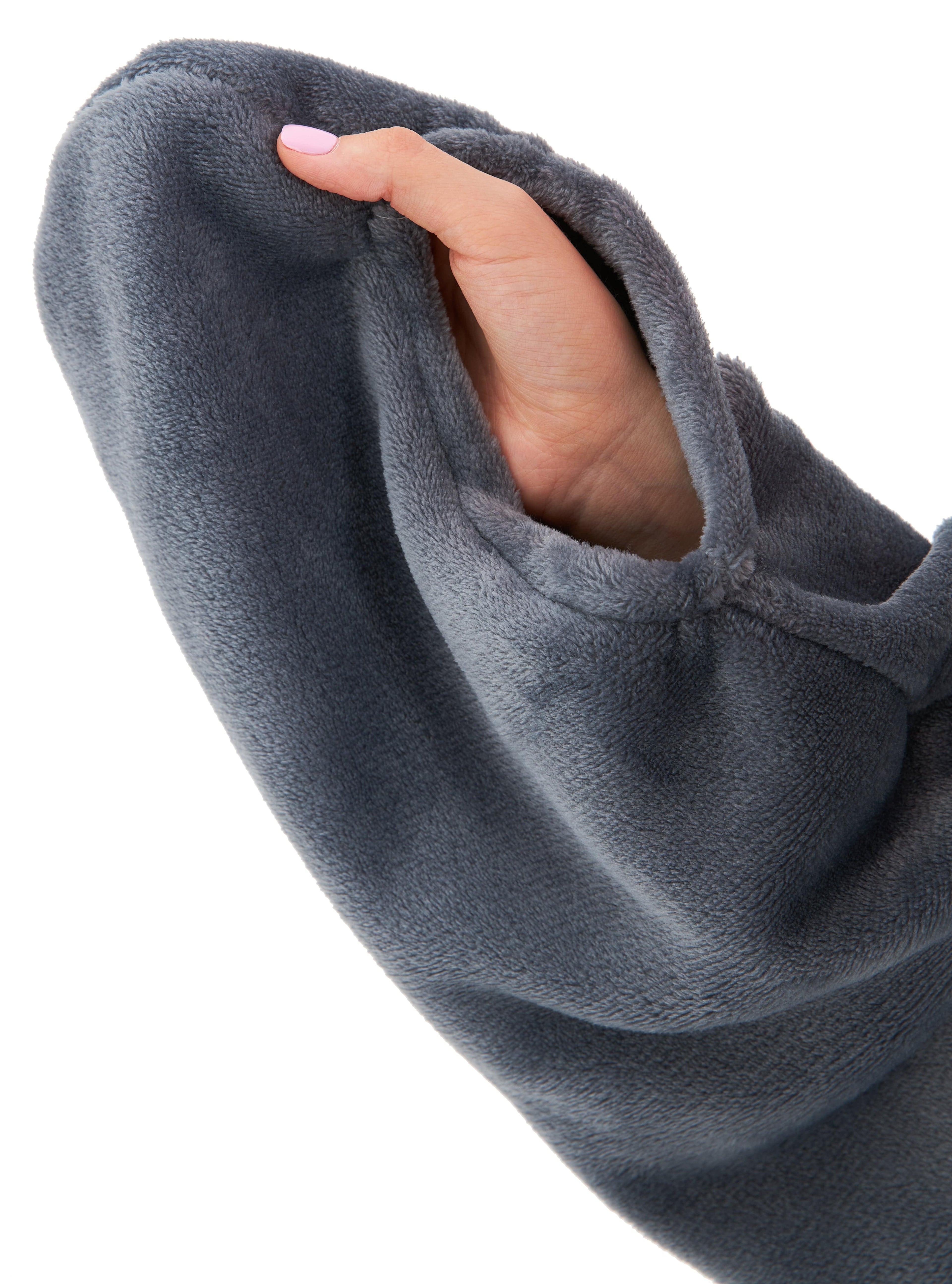 OLIVIA ROCCO Oversized Shark Wearable Blanket Hoodie Fleece With Sleeves Ultra Soft Cozy Winter Loungewear One Size Fits Most