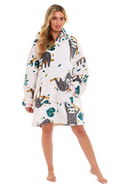 OLIVIA ROCCO Oversized Sloth Hoodie Blanket With Reversible Sherpa Fleece Giant 6XL For Adults And Kids Pockets Elastic Cuffs