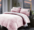 OLIVIA ROCCO Paris Glitz Teddy Fleece Duvet Set Diamante Detailing Super Soft Faux Fur OEKO TEX Certified Multiple Sizes