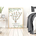 Family tree for the wall | Personalised Wall art Print