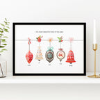 Custom family gifts for Christmas | wall art print
