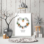 Personalized gift for family wall art